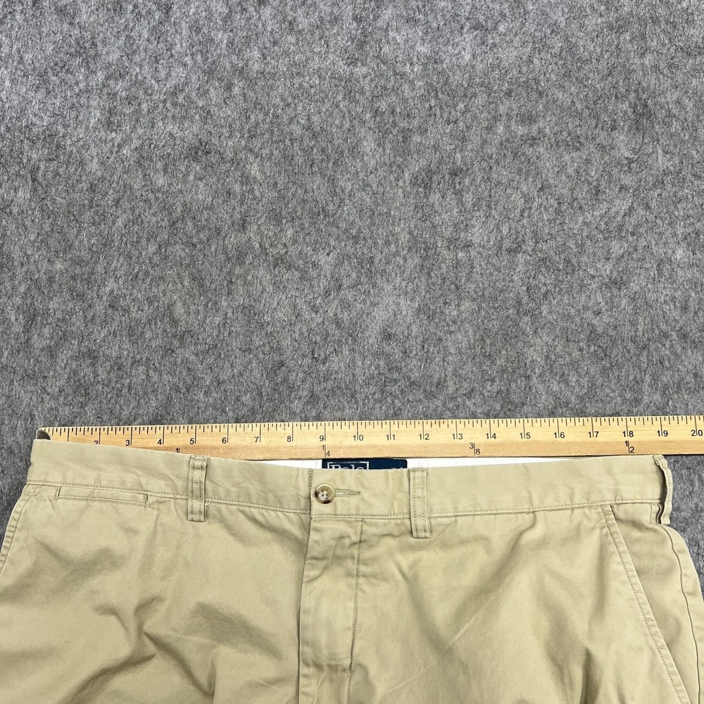 Polo Ralph Lauren Pants Mens 38x32 Beige Suffield Chino Classic Fit Preppy - Picture 12 of 15